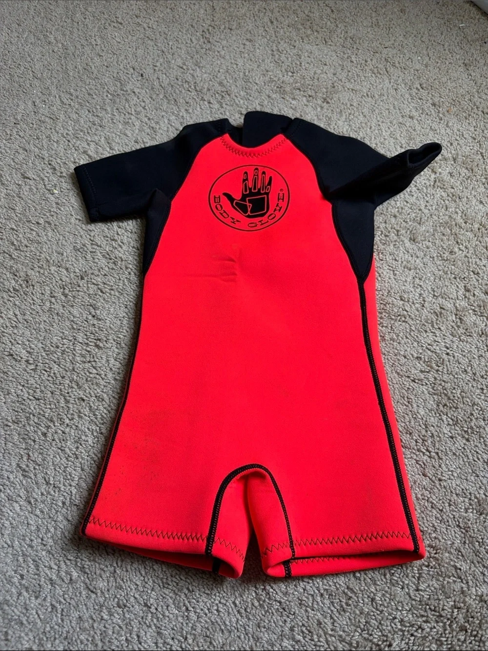 Body Glove Children's Wetsuit Size C1 Orange Black